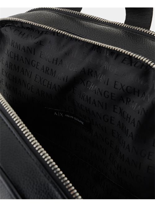 Zaino AX nero con tripla zip ARMANI EXCHANGE | XM000241-AF12134UC001